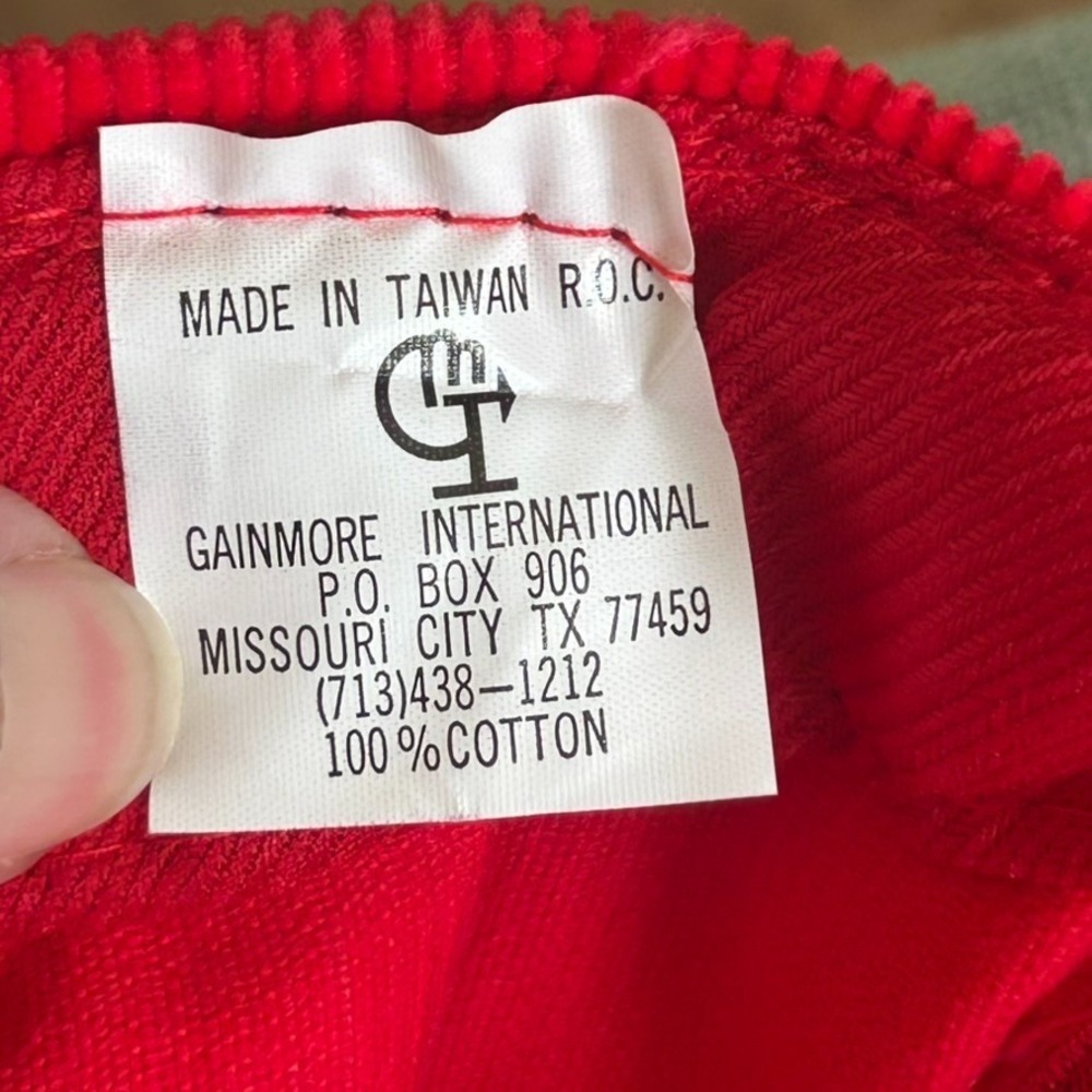 National Baseball Hall of Fame Cooperstown NY Red Corduroy Snapback‎ Cap Hat - Picture 10 of 10